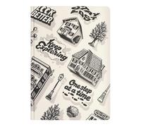 Caran d'Ache Rylsee 0454.323 Carnet de croquis A5 vierge style graphique urbain Couverture rigide (300 g/m²), 64 pages, format A5, 21 x 14,8 cm