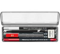 Caran d'Ache RYLSEE 3000.323 Kit de lettrage + 1 cours de création en ligne dans un étui en métal gris
