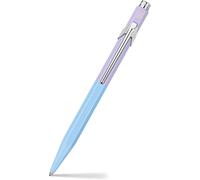 Caran D'ache Stylo À Bille 849 Paul Smith Bleu Ciel/Lavande, Recharge M Noire, En Slimpack.[G1494]