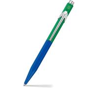 Caran D'ache Stylo À Bille 849 Paul Smith Cobalt/Emeraude, Recharge M Noire, En Slimpack.[G990]