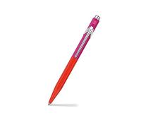 Caran D'Ache Stylo à bille 849 Paul Smith rouge chaud/rose melrose,recharge noire M, en slimpack