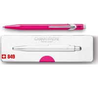 CARAN D'ACHE Stylo à bille rétractable 849 POPLINE FLUO rouge pourpre