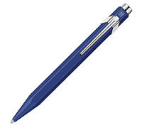Caran d'Ache Stylo-bille 849 Popline avec étui Bleu laqué Épaisseur de trait M Couleur de l'encre : bleu Longueur : 12,5 cm