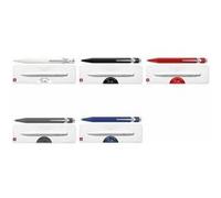 Caran d'Ache Stylo-bille 849 Popline avec étui Gris laqué Épaisseur de trait : M Couleur de l'encre : bleu Longueur : 12,5 cm 1 Unité (Lot de 1)