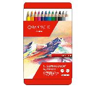 Caran D'Ache Supracolor 12 Set Artiste Aquarelle Couleur Crayon Souple Eau
