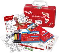 CARAN D'ACHE SWISSCOLOR Travel Kit en coffret métallique