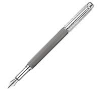 Caran D'Ache Varius Ivanhoé Stylo-plume à pointe moyenne Revêtement rhodium Plaqué argent