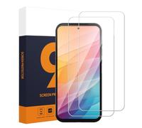 Carantee Lot de 2 films de protection d'écran en verre blindé pour Fairphone 5 5G, coque 2,5D conviviale, ultra fin, ultra transparent, toucher sensible, dureté 9H, pare-chocs, protection d'écran