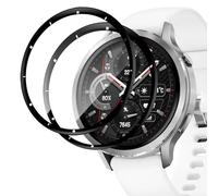 Carantee Lot de 2 films de protection d'écran en verre blindé pour Garmin Venu 4 - Flexible - En TPU - Anti-poussière - Étanche - Sans bulles - Auto-cicatrisant - Étanche