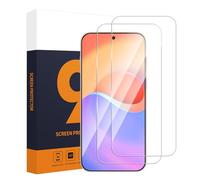 Carantee Lot de 2 films de protection d'écran en verre blindé pour Oneplus 15 5G - Coque 2.5D - Dureté 9H - Anti-éclats - Anti-chocs - Ultra transparent - Haute résolution - Anti-empreintes digitales