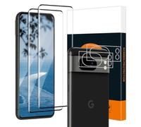 Carantee Lot de 2 films de protection d'écran en verre trempé pour Google | Film de protection d'écran complet 3D - Dureté 9H - Anti-rayures - Sans bulles - Ultra HD - Installation facile - Pour