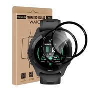Carantee Lot de 2 films protecteurs d'écran pour Garmin Forerunner 265 | Anti-rayures, sans bulles, sans poussière, 3D Full Covera incassable, lot de 2 films en verre trempé HD Garmin Forerunner 265