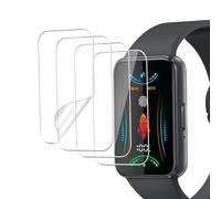 Carantee Lot de 4 films de protection d'écran en verre blindé pour Samsung Galaxy Fit 3 - Étanche - Flexible - En TPU - Sans bulles - Anti-saleté