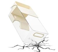 Carapace de tortue - PC transparent et grande cage 32 x 16 x 12 cm et 37 x 18,9 x 13 cm - Pour gecko, tortue, crabes, écrevisses, amphibiens, poissons, petits animaux domestiques - Multifonction