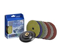 Carat EGPSET0000 Kit De Démarrage De 7 Disques De Polissage Diamantés - 125 Mm