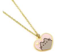 Carat Shop, The Pusheen Collier & Pendentif Cœur rose et or