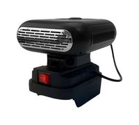 Carater en voiture - Défogger automobile | Ventilateur de chaleur rapide, adaptateur de bouchon 12V, dégivrage du pare-brise, réchauffeur de cabine compact, souffleur d'air à angle réglable, unité de