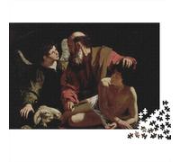 Caravage Puzzle Peinture 1000 Pcs, Tableaux célèbres du Monde Puzzle Impossible, Puzzles en Bois Museums Kit Bricolage Relax Casse-tête Jeux, pour Adolescents Et Adultes Cadeaux