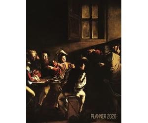 Caravaggio Planner 2026: The Calling of Saint Matthew Beautiful Christian Art Year Organizer: January-December (12 Months)