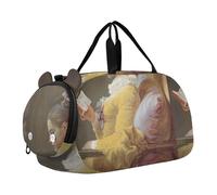 Caravaggio Sac de sport à fruits pour les voyages, le w nd, la nuit, pour garçons avec compartiment à chaussures, Fragonard peinture jeune femme, Classique