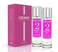 CARAVAN FRAGANCIAS - COFFRET CADEAU avec 2 Parfums Nº2 de 150 ml, pour Femme