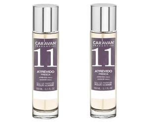 CARAVAN FRAGANCIAS Set de 2 frascos parfum pour hommes nº11, de 150 ml