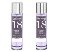 CARAVAN FRAGANCIAS Set de 2 frascos parfum pour hommes nº18, de 150 ml