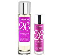 CARAVAN Lot de 2 flacons de parfum de Mujer Nº26 150 ml + 30 ml