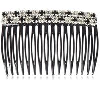 Caravan Peigne 0,5 oz avec jet et cristal Swarovski Pierre de Rhin