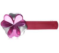 Caravane 0,5 oz acétate Argenté/rose en celluloïd Dainty Fleur Barrette automatique