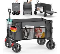 Caravane de camping Outdoor frein 100kg poche latérale hayon porte-bouteilles petit 130l léger gris petite taille de rangement poignée télescopique