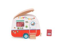 Caravane en bois La Grande Famille Moulin Roty