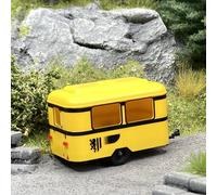 Caravane Nagetusch "DVB" Jaune - BUSCH 51761 - HO 1/87