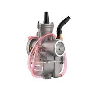 Carb Carburateur Pour 2T 4T ATV Quad Go Kart 75-250cc Moto universelle PWK 24 26 28 30 32 34mm Carburateur avec Power Jet(Cable 30mm)
