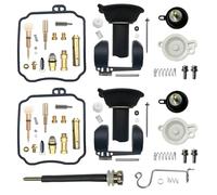 Carb Carburateur Pour V-STAR Pour DRAGSTAR Pour XVS650 Kit de réparation du carburateur Carb Float Diaphragme Aircut Throttle(ALL)
