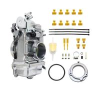 Carb Carburateur POUR XLH900 POUR XLH883DLX POUR XLH883DLX POUR XL1200S POUR Mikuni HSR42 HSR45 HSR48 Kit Twin Cam TM42 TM45-2K TM48 Carburateur Glissière Moto(HSR45 with Jet)