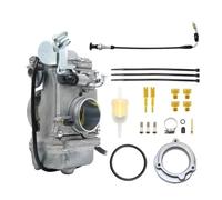 Carb Carburateur POUR XLH900 POUR XLH883DLX POUR XLH883DLX POUR XL1200S POUR Mikuni HSR42 HSR45 HSR48 Kit Twin Cam TM42 TM45-2K TM48 Carburateur Glissière Moto(HSR42 with cable)