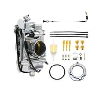 Carb Carburateur POUR XLH900 POUR XLH883DLX POUR XLH883DLX POUR XL1200S POUR Mikuni HSR42 HSR45 HSR48 Kit Twin Cam TM42 TM45-2K TM48 Carburateur Glissière Moto(HSR48 with cable)