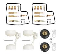 Carb Pièces du Canal de ralenti Kits De Réparation pour Carburateur De Moto pour XRV750 RD04 1990-1992 Africa Twin 750 Pièces De Rechange pour La Membrane du Flotteur(Ensemble 3)