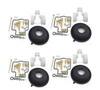 Carb Pièces Ensemble Kit De Réparation Carburateur pour Kawasaki ZZ-R1100D ZZ-R 1100 ZZR1100 D 1100D 1993-2000 Pièces Rechange Remplacement(Ensemble 1)