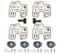 Carb Pièces Ensemble Kit De Réparation Carburateur pour Yamaha ROYALSTAR Venture XVZ13TF 5JC XVZ 13 XVZ13 TF 13TF 1999-2001 Kits Reconstruction Remplacement Remplacement(Ensemble 4)