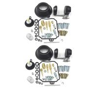 Carb Pièces Ensemble Kit De Réparation De Carburateur pour Yamaha V Star 650 XVS650 XVS650A XVS 650 A 650A Classic Custom 1998-2016. Pièces De Rechange Remplacement(Ensemble 1)