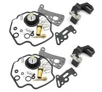 Carb Réparation Kit De Rénovation De Carburateur Pour Yamaha XV500 XV400 XV535 XV500S, Rondelle D'aiguille Flottante Outil Réparation Membrane Vide. Ensemble Pièces(Color B)