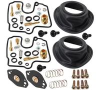 Carb Réparation Kit De Réparation Carburateur pour Suzuki Intruder VL1500 1998-2004 VL800/Z 2001-2004, avec Joint Soupape Membrane Ensemble Pièces(Couleur 3)