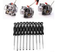 Carb Tune Up Tool Set de 10 pièces - Petite e réglage moteur pour Echo pour tronçonneuse poulan et débroussailleuse