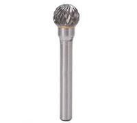 Carbide Burr Bit Double Die Grinder File High Strength Material for Carving Polishing Engraving Drilling in Woodworking Machinery Aviation Automotive and Applications Silver