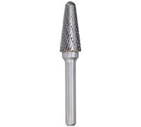 Carbide Burr Set | Double Cut Grinding Bit for Metal/Wood/Jewelry | YG8 Alloy Deburring Tool with 6mm Shank, 12mm Head | Fast Chip Removal & High Accuracy