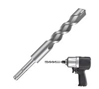 Carbide Masonry Bit - Shock Resistant, Concrete Drill, Construction Tool Bi | Tungsten Carbide Brazed Head With Flute Groove Dust Removal Channel, Heat-Treated Shank Core For Brick Stone Ceramic Pots Mas