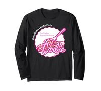 Carbie Girl Retro Pasta Lover Pink Carbs Funny Low Carb Manche Longue