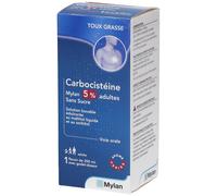 CARBOCISTEINE VIATRIS CONSEIL 5% ADULTE SANS SUCRE SIROP Solution(S) 200 ml